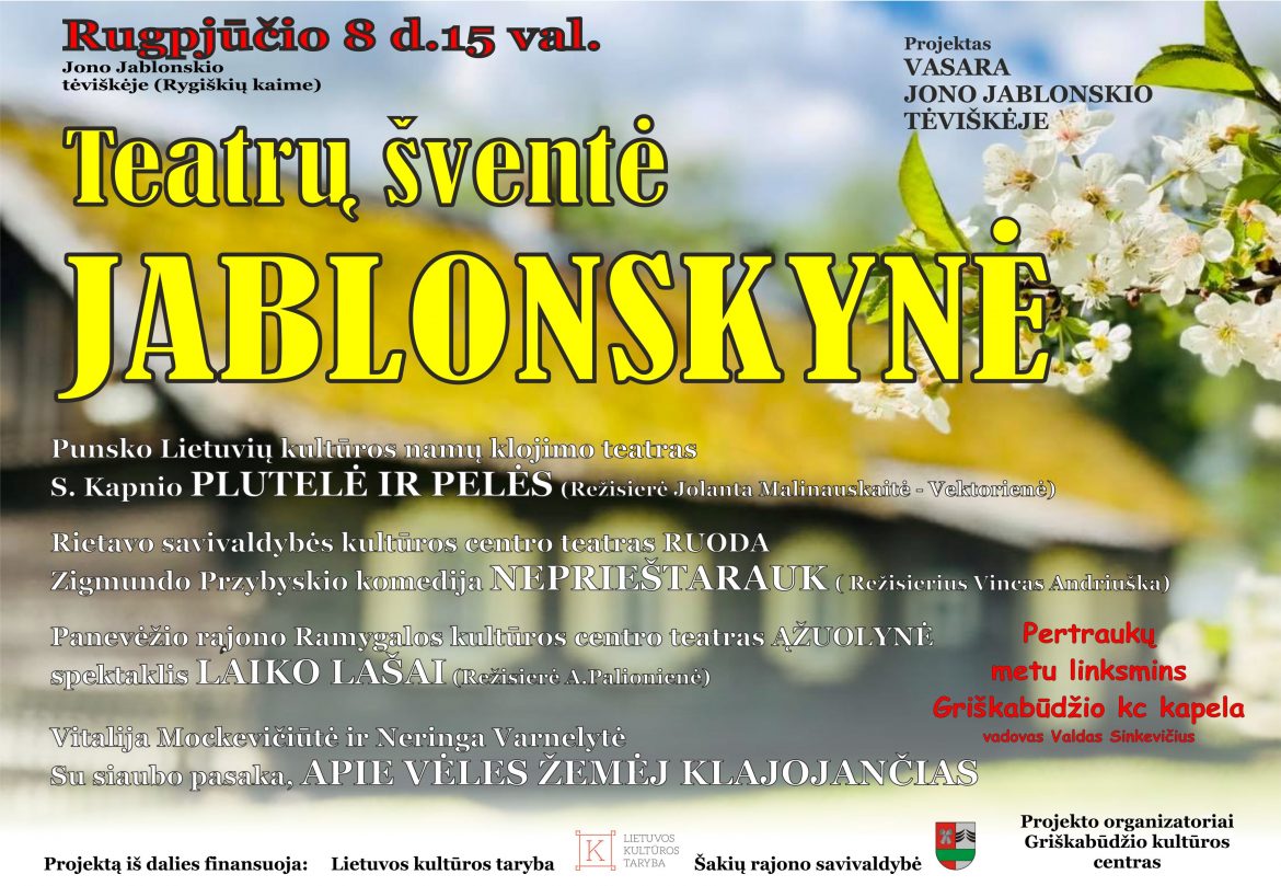 Teatro šventė ,,Jablonskynė‘‘