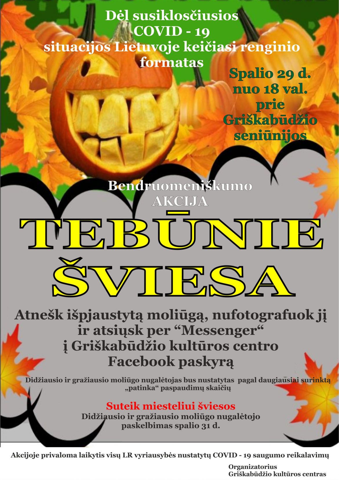 Bendruomeniškumo akcija TEBŪNIE ŠVIESA